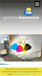 Mobile Screenshot of grafichebaroncini.it